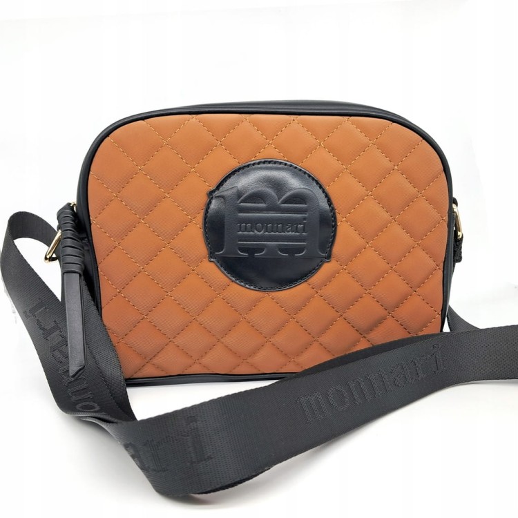 Torebka listonoszka crossbody Monnari BAG4120-M17 czarno-brązowy