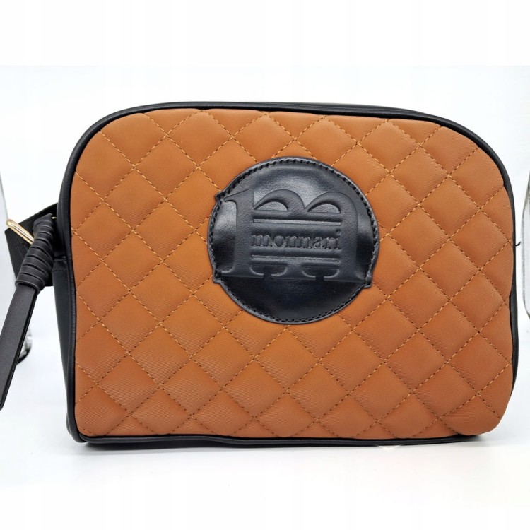 Torebka listonoszka crossbody Monnari BAG4120-M17 czarno-brązowy