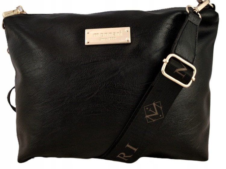 Torebka worek Monnari BAG4990-020 ekoskóra czarna