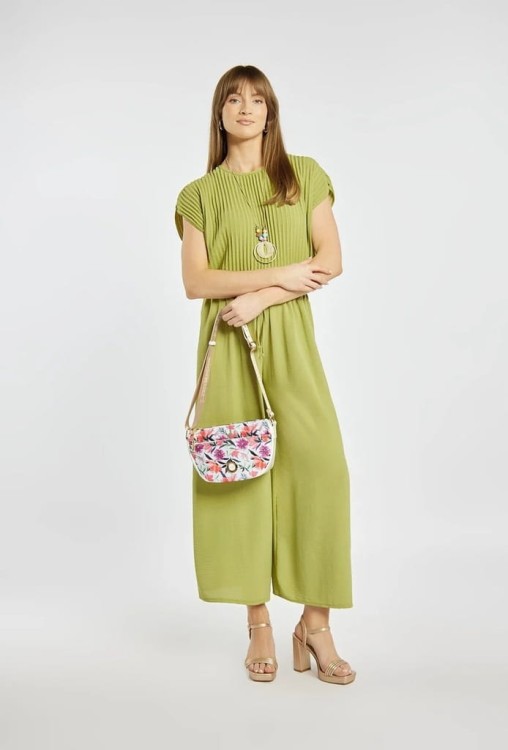 Torebka listonoszka Monnari BAG2100-000 z kwiatowym wzorem
