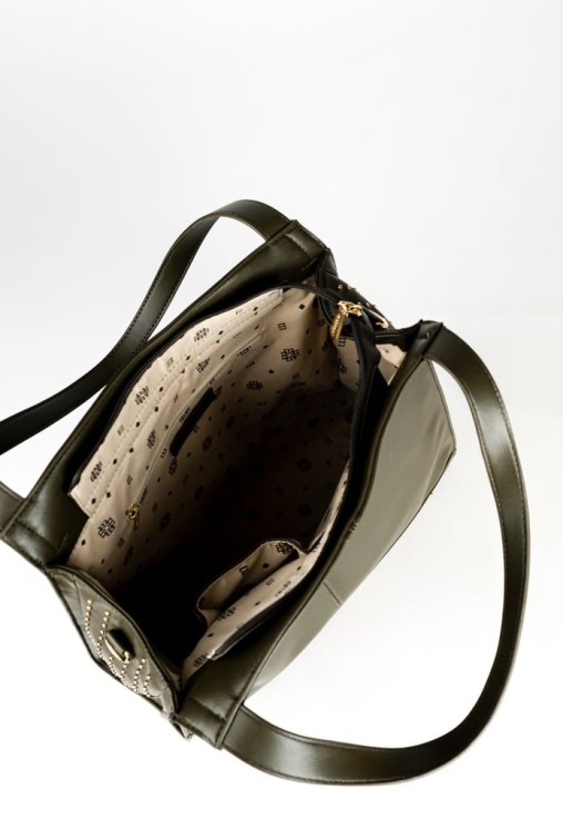 Torebka shopperka Monnari BAG4020-008 ekoskóra zielona