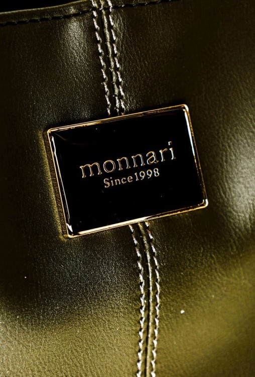Torebka shopperka Monnari BAG4020-008 ekoskóra zielona