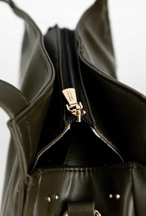 Torebka shopperka Monnari BAG4020-008 ekoskóra zielona