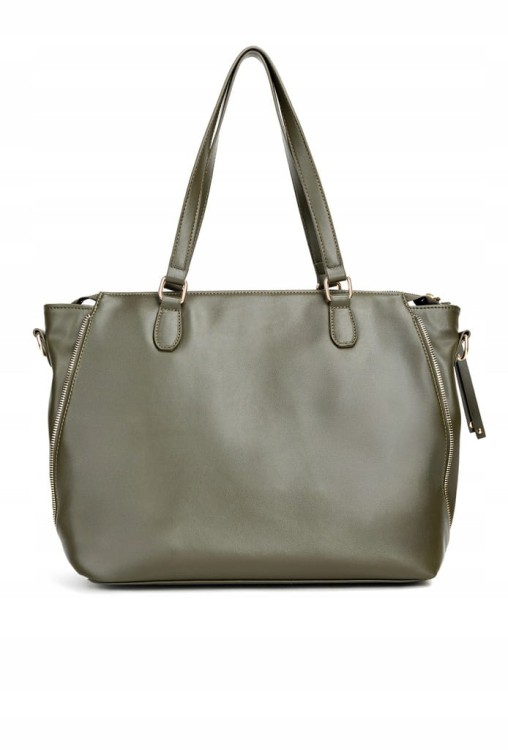 Torebka shopperka Monnari BAG4010-008 ekoskóra zielona