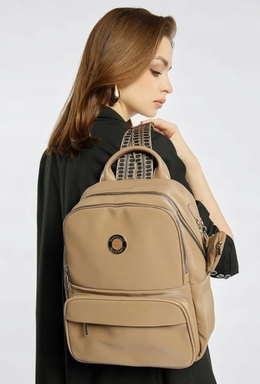 Plecak damski Monnari BAG1930-015 beżowy