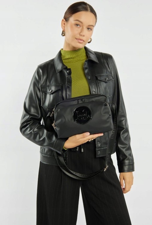Torebka listonoszka crossbody Monnari BAG4350-020 czarna