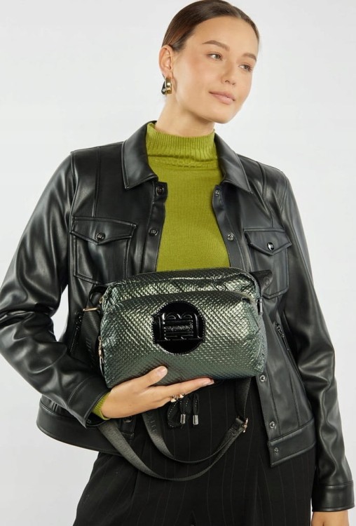 Torebka listonoszka crossbody Monnari BAG4350-M08 zielona