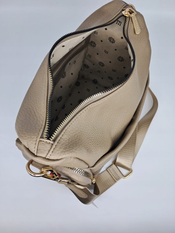 Torebka listonoszka Monnari BAG4430-015 szaro-bezowa