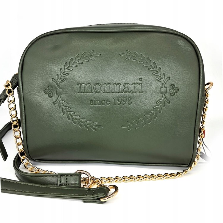 Torebka listonoszka crossbody Monnari BAG4110-008 zielone croco