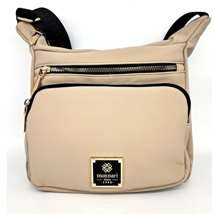 Torebka listonoszka crossbody Monnari BAG4170-015 beżowa