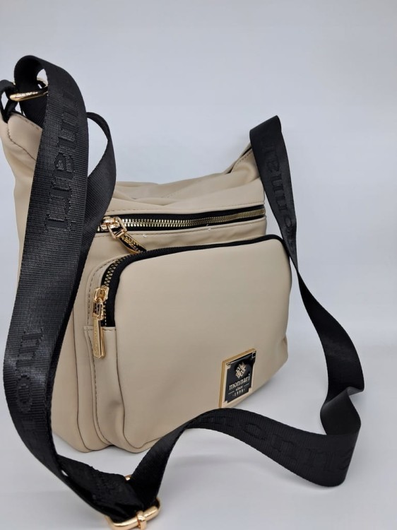 Torebka listonoszka crossbody Monnari BAG4170-015 beżowa