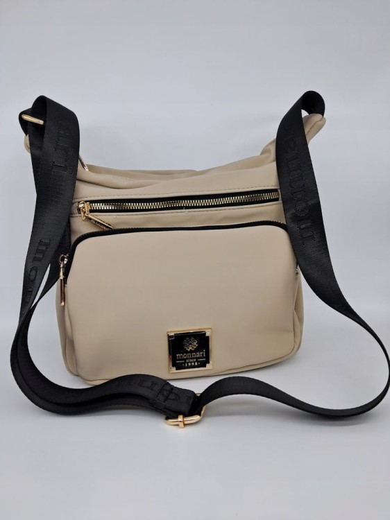 Torebka listonoszka crossbody Monnari BAG4170-015 beżowa