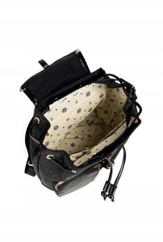 Plecak damski Monnari BAG4150-M20 czarny lakier