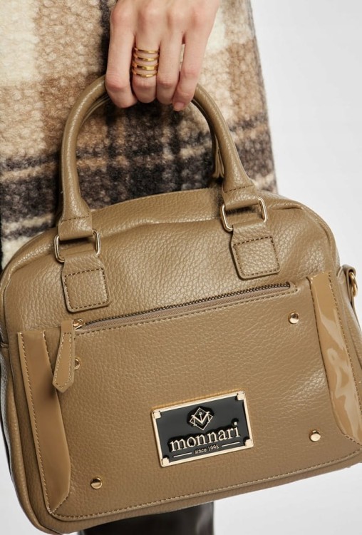 Torebka kuferek Monnari BAG5510-015 beżowa