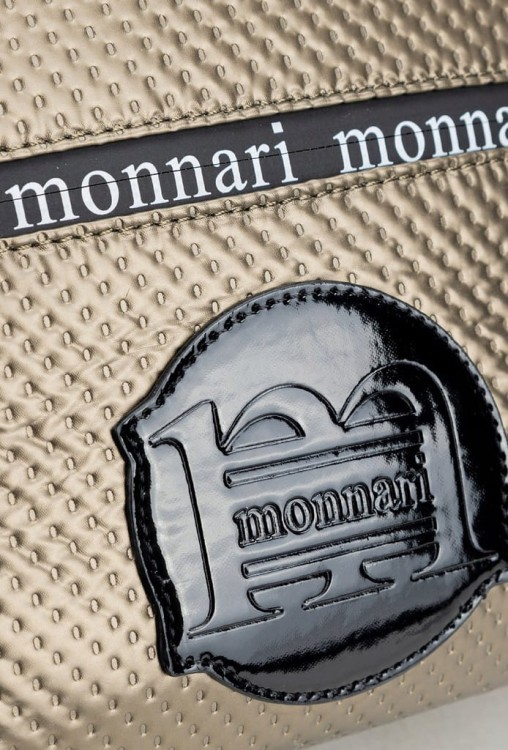 Torebka worek Monnari BAG4380-M23 ciemny złoty