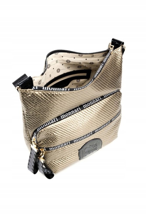 Torebka worek Monnari BAG4380-M23 ciemny złoty
