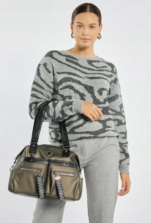 Torebka shopperka Monnari BAG4300-M22 metaliczny