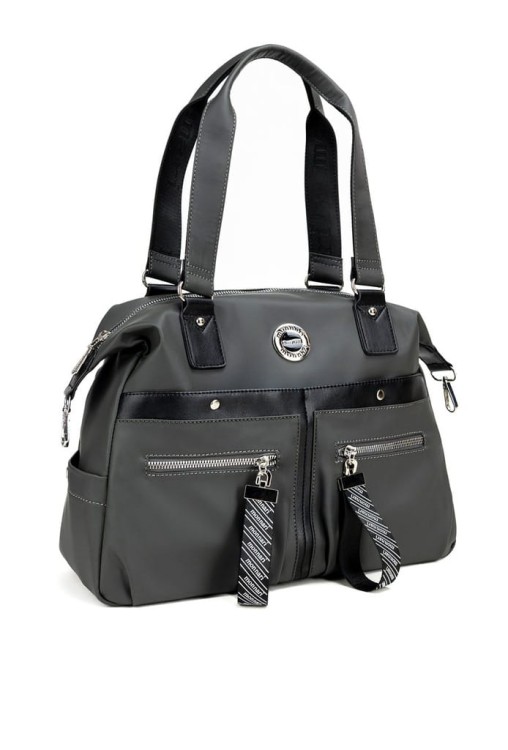 Torebka shopperka Monnari BAG4300-M08 zielono-czarna