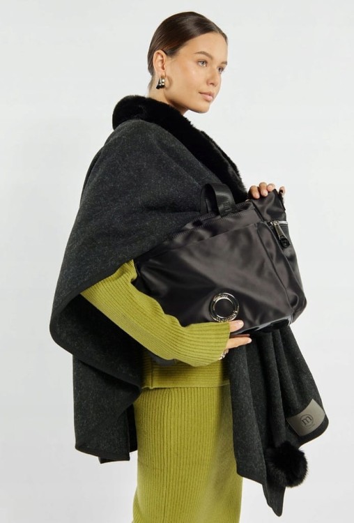 Torebka shopperka Monnari BAG4290-020 czarna