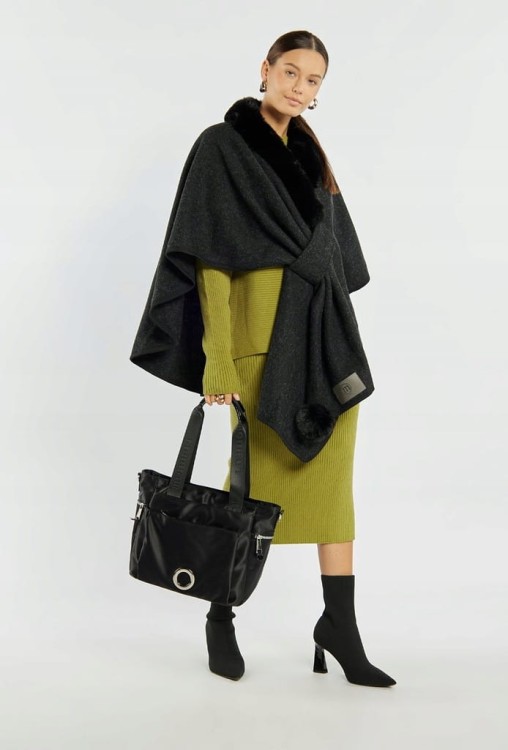Torebka shopperka Monnari BAG4290-020 czarna