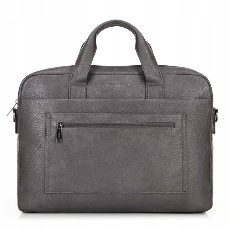 Torba na laptopa 17 " WITTCHEN 100-3P-913-8 szara z ekoskóry