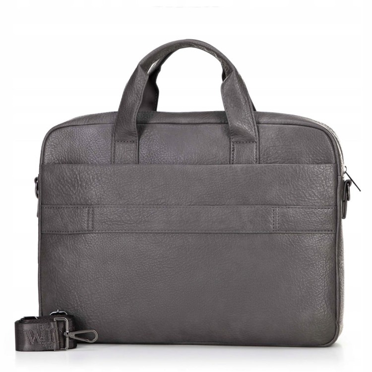 Torba na laptopa 17 " WITTCHEN 100-3P-913-8 szara z ekoskóry