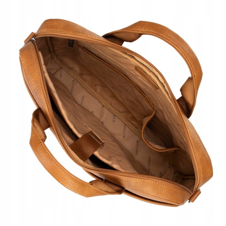 Torba na laptopa 17 " WITTCHEN 100-3P-913-5 brązowa z ekoskóry
