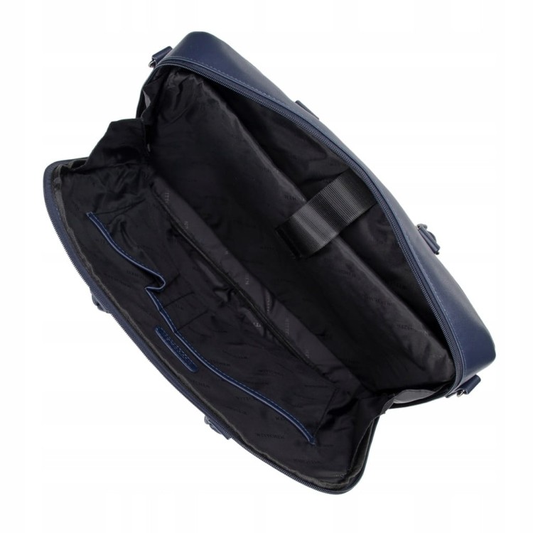 Torba na laptopa WITTCHEN 100-3P-907-7 granatowa skóra ekologiczna