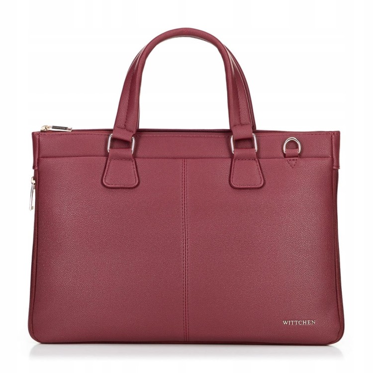 Torba na laptopa WITTCHEN 100-3P-904-3 bordowa 14,5”
