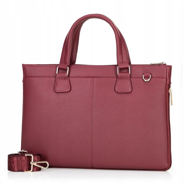 Torba na laptopa WITTCHEN 100-3P-904-3 bordowa 14,5”