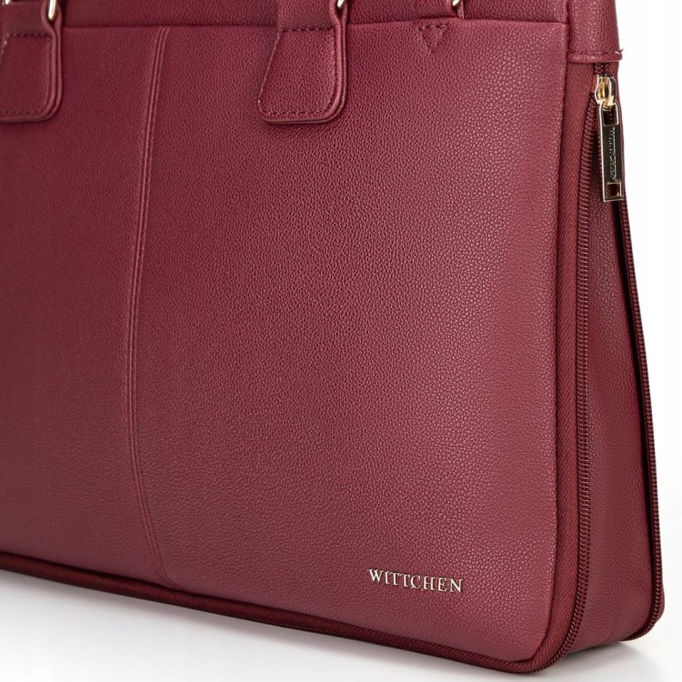 Torba na laptopa WITTCHEN 100-3P-904-3 bordowa 14,5”