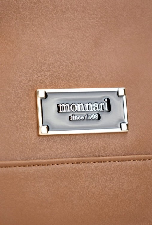 Torba damska Monnari BAG6550-017 na laptopa brązowa