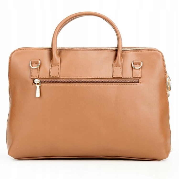 Torba damska Monnari BAG6550-017 na laptopa brązowa