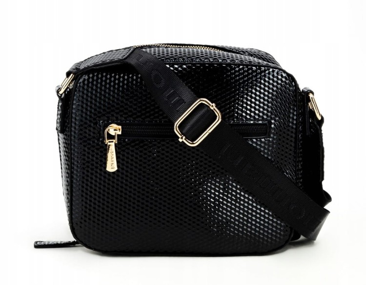 Torebka listonoszka Monnari BAG6441-020 ekoskóra czarna