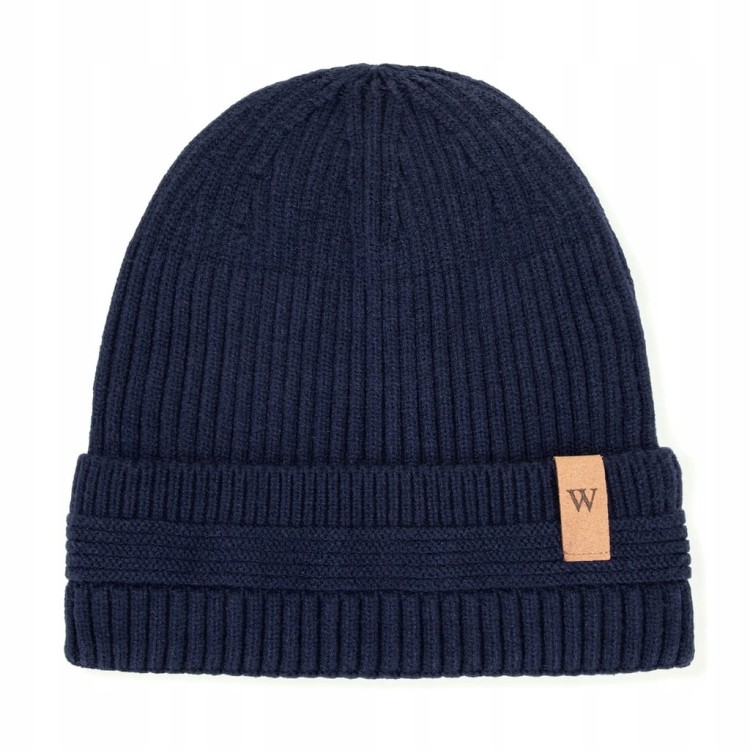 Czapka zimowa WITTCHEN 101-HF-004-N beanie granatowa