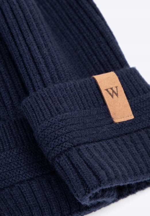 Czapka zimowa WITTCHEN 101-HF-004-N beanie granatowa