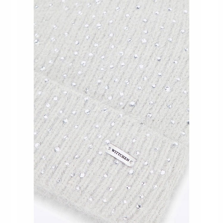 Czapka damska WITTCHEN 101-HF-002-8 zimowa beanie szary