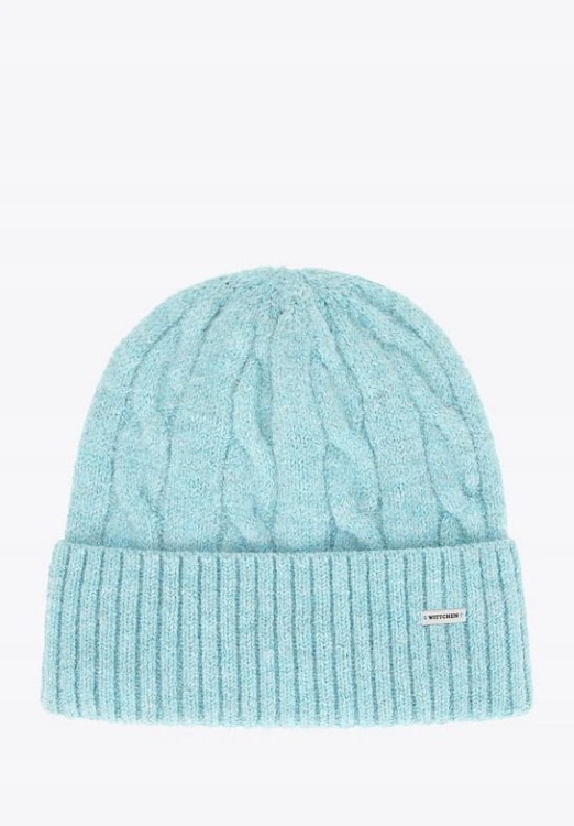 Damski komplet czapka i szalik WITTCHEN 101-SF-020-7 niebieski