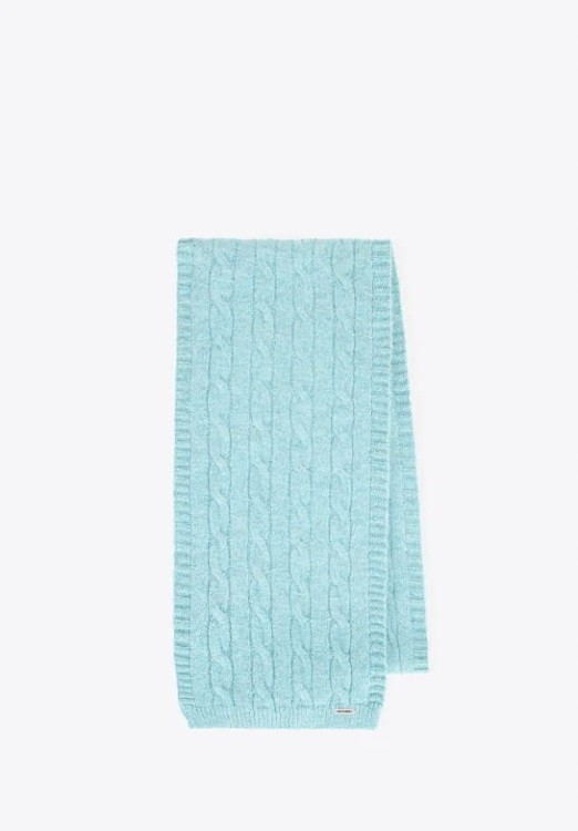 Damski komplet czapka i szalik WITTCHEN 101-SF-020-7 niebieski