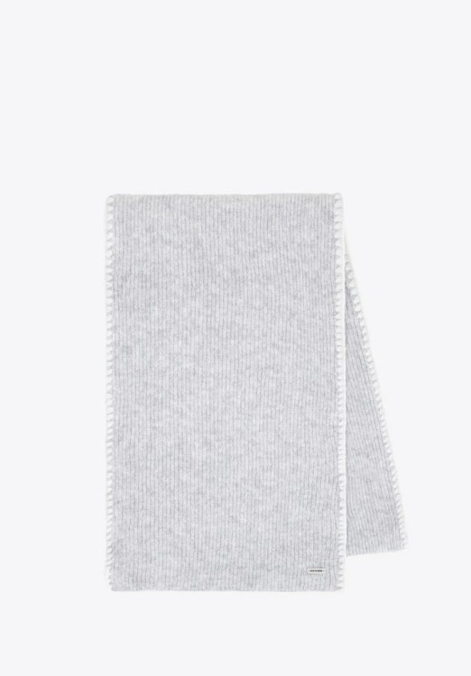 Szalik damski WITTCHEN 101-7F-203-8 miękki z dzianiny na zimę ciepły szary