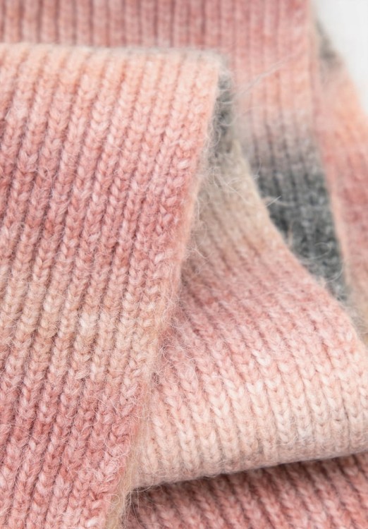 Szalik Wittchen damski 101-7F-201-PZ ombre różowo-szary 190cm