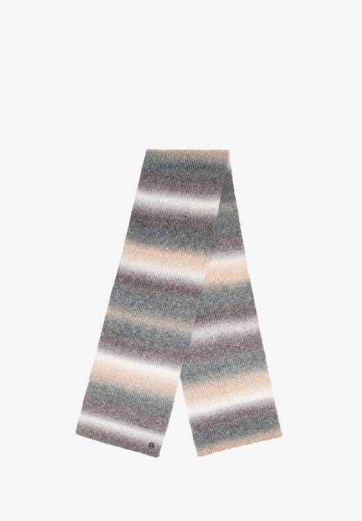 Szalik Wittchen damski 101-7F-201-89 ombre szaro-beżowy 190cm