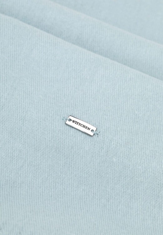 Szalik damski z frędzlami WITTCHEN 101-7F-100-7 błękitny 180 cm