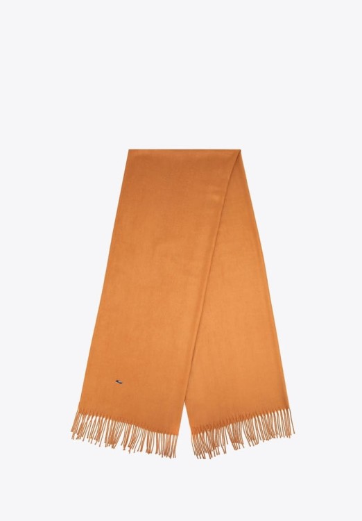 Szalik damski z frędzlami WITTCHEN 101-7F-100-5 brązowy 180 cm