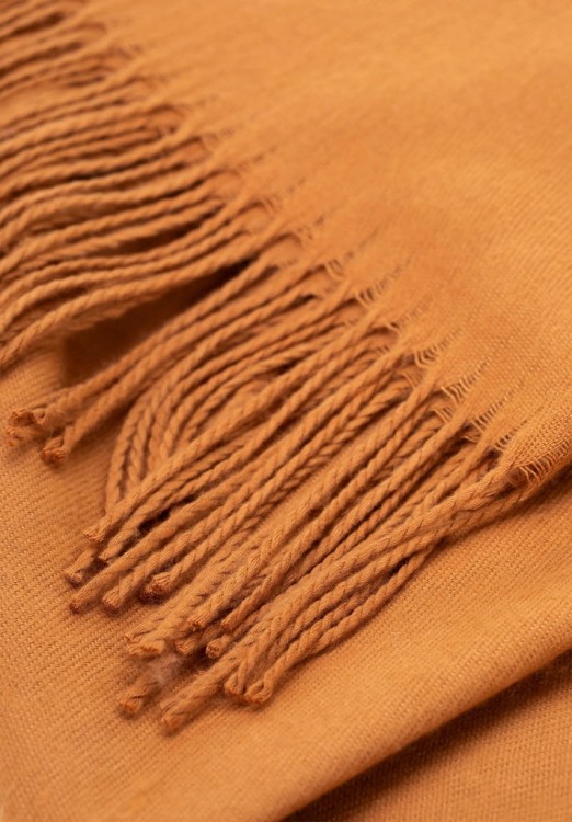 Szalik damski z frędzlami WITTCHEN 101-7F-100-5 brązowy 180 cm