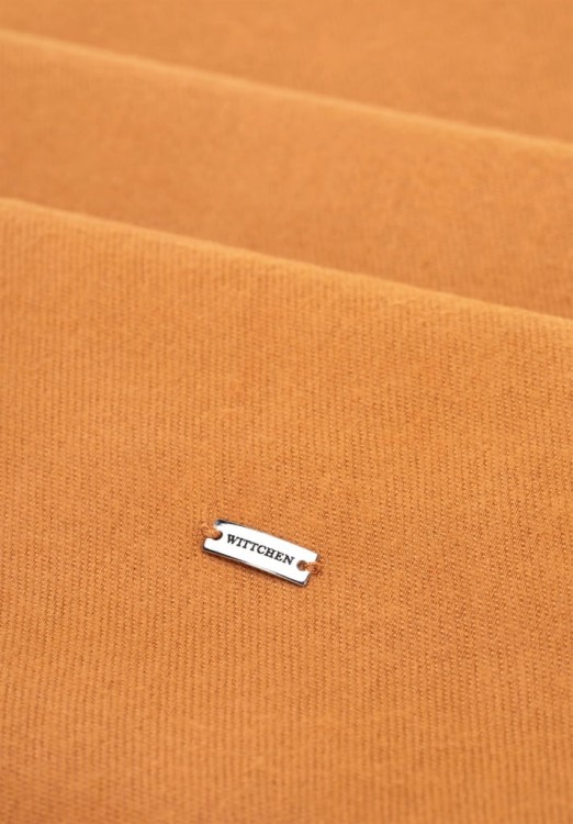 Szalik damski z frędzlami WITTCHEN 101-7F-100-5 brązowy 180 cm