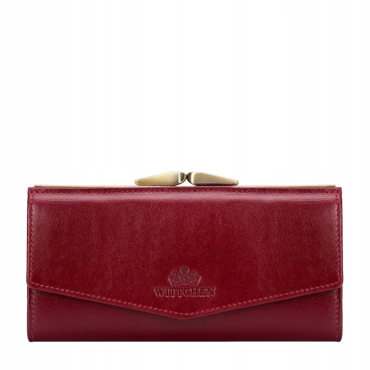 Portfel Wittchen Italy damski 21-1-079-L30 skórzany czerwony