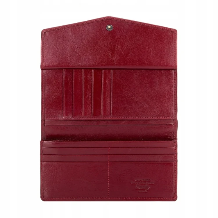 Portfel Wittchen Italy damski 21-1-079-L30 skórzany czerwony