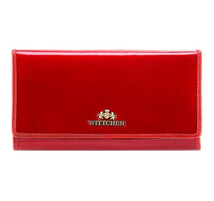 Portfel Wittchen Verona damski 25-1-075-3 duży ze skóry lakierowanej