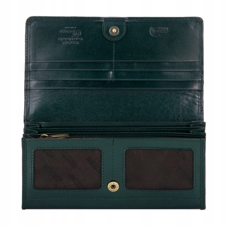 Portfel Wittchen Florence damski 14-1l-052-00 zielony